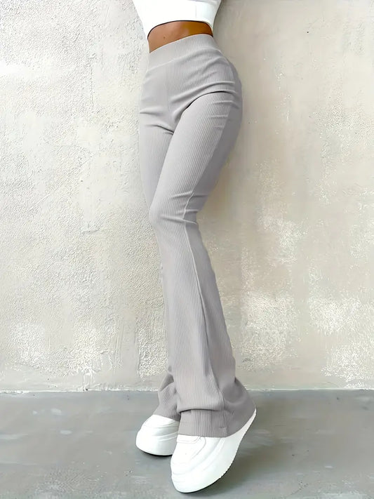 Charlotte - Leggings casuales ajustados acanalados
