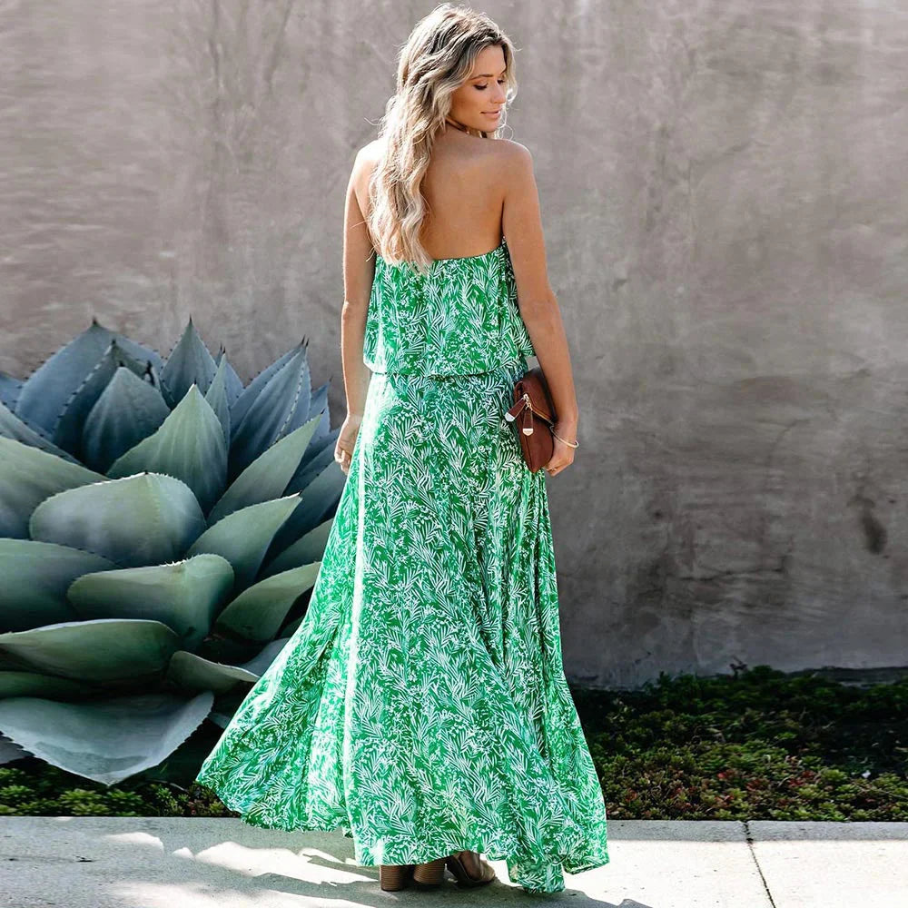 Katherine - Vestido largo sin tirantes