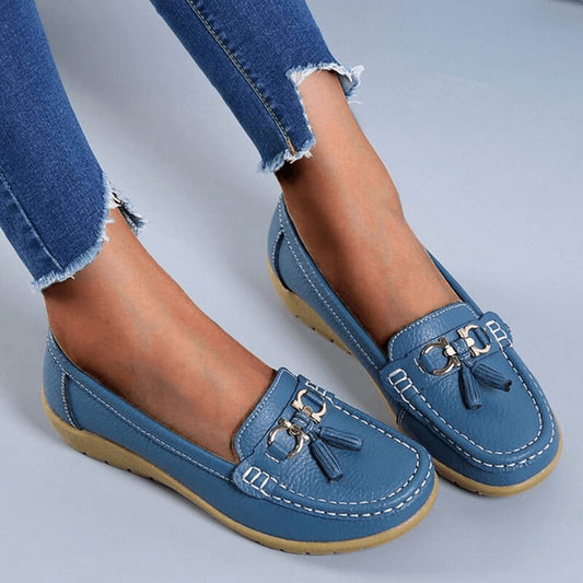 Amy - Mocasines ortopédicos de piel