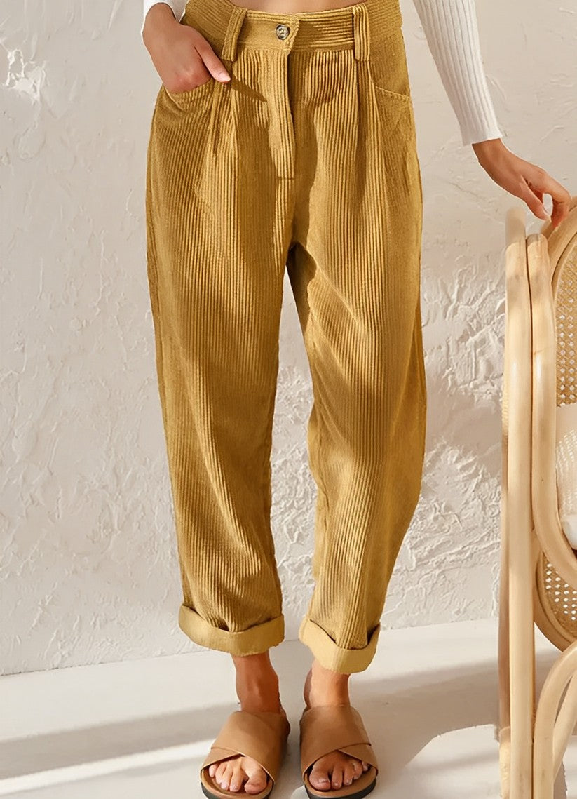 Alberta - Pantalones de pana de moda