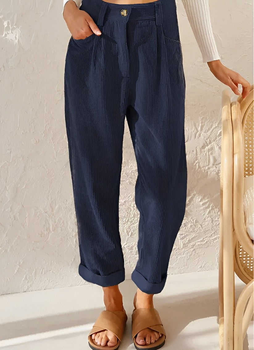 Alberta - Pantalones de pana de moda
