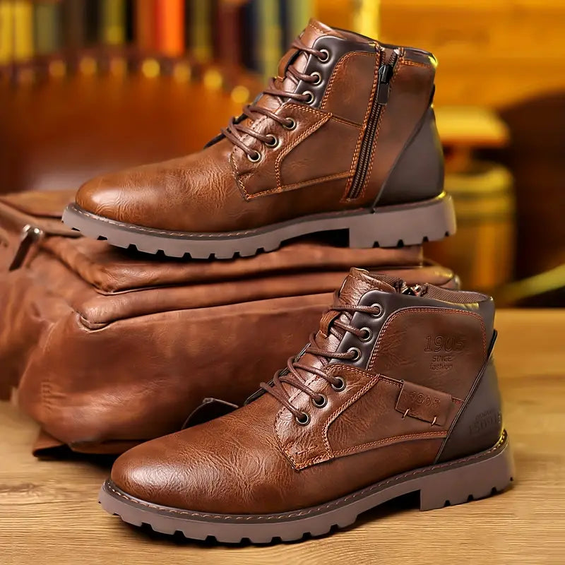 Botas de cuero con cremalleras - Kylo