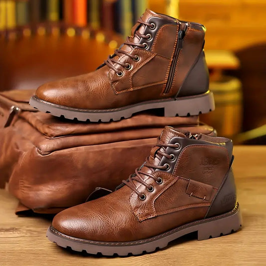 Botas de cuero con cremalleras - Kylo