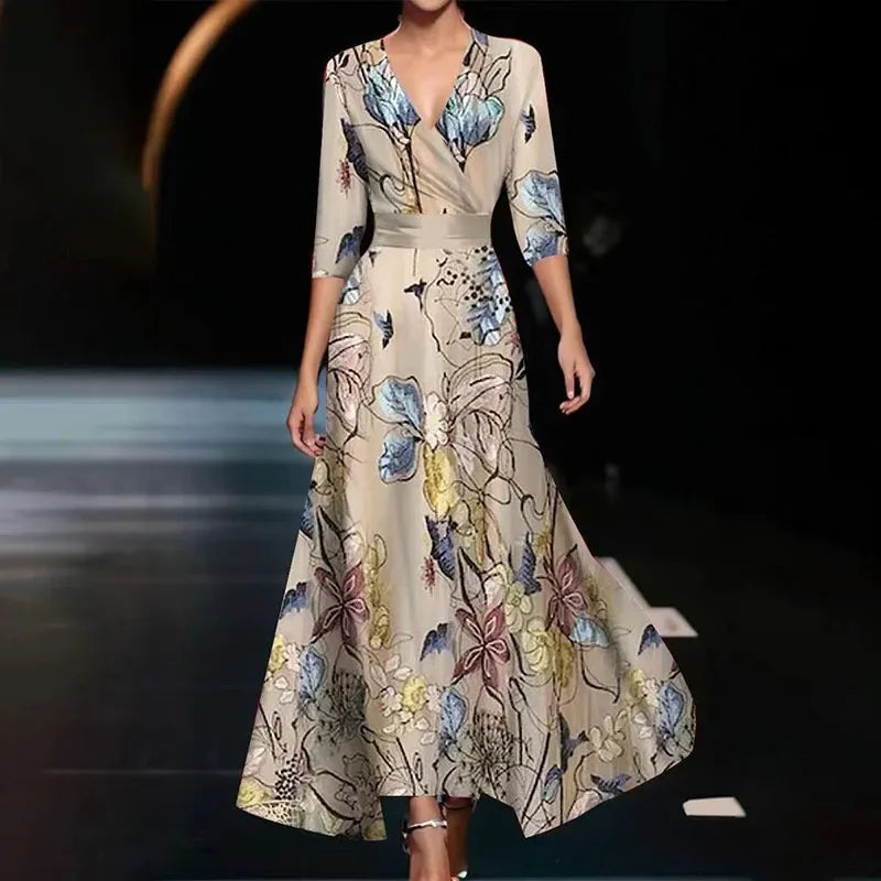Matisse – Elegante vestido largo floral