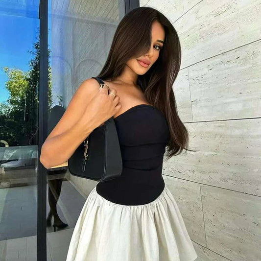 Emilie - Minivestido sin tirantes