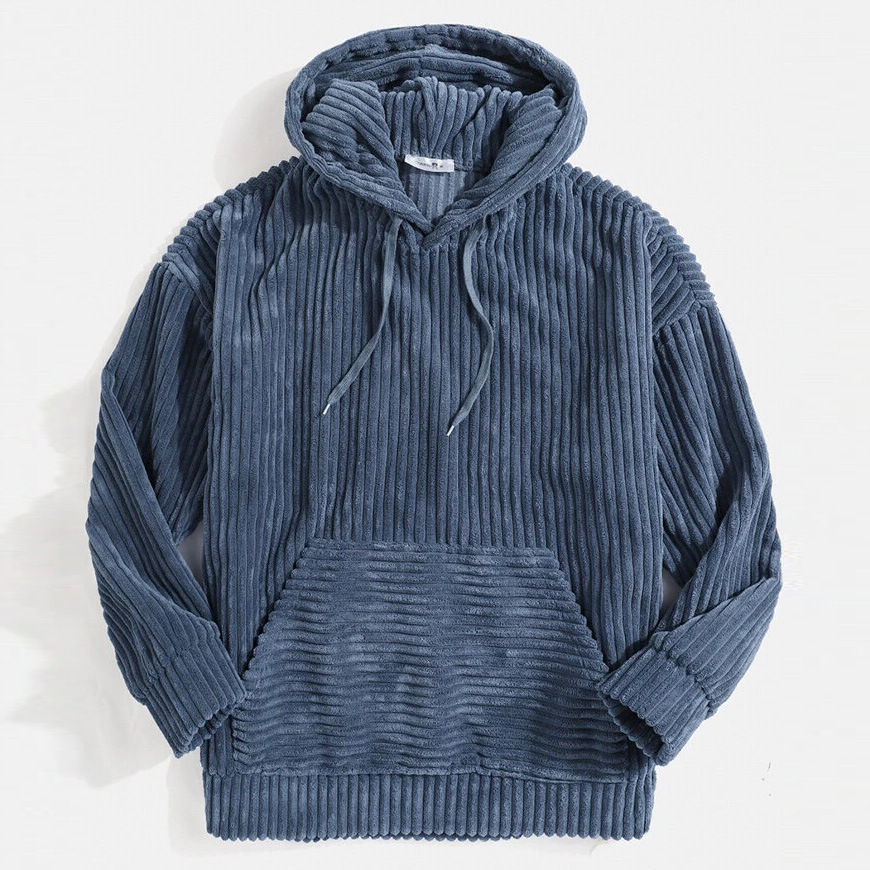 Sudadera vintage de pana con capucha Lorena Maria