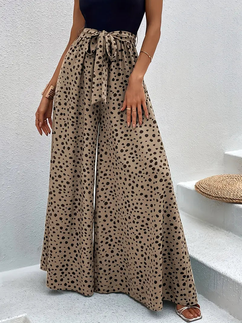 Ida - Pantalón ancho con cintura elástica