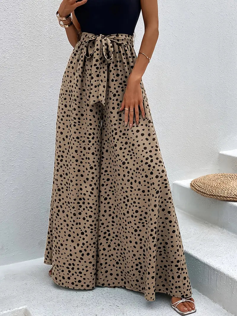 Ida - Pantalón ancho con cintura elástica