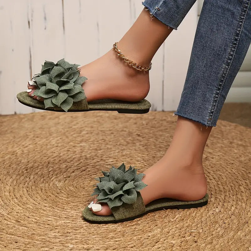 Ellen - Sandalias planas para mujer