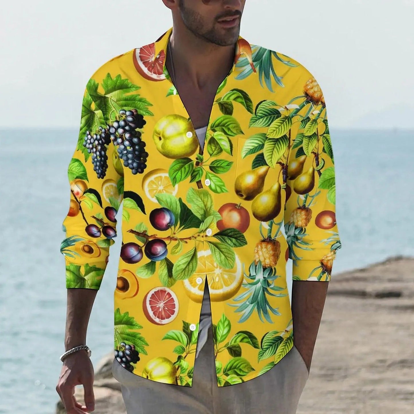 Gerald - Camisa de manga larga para hombre