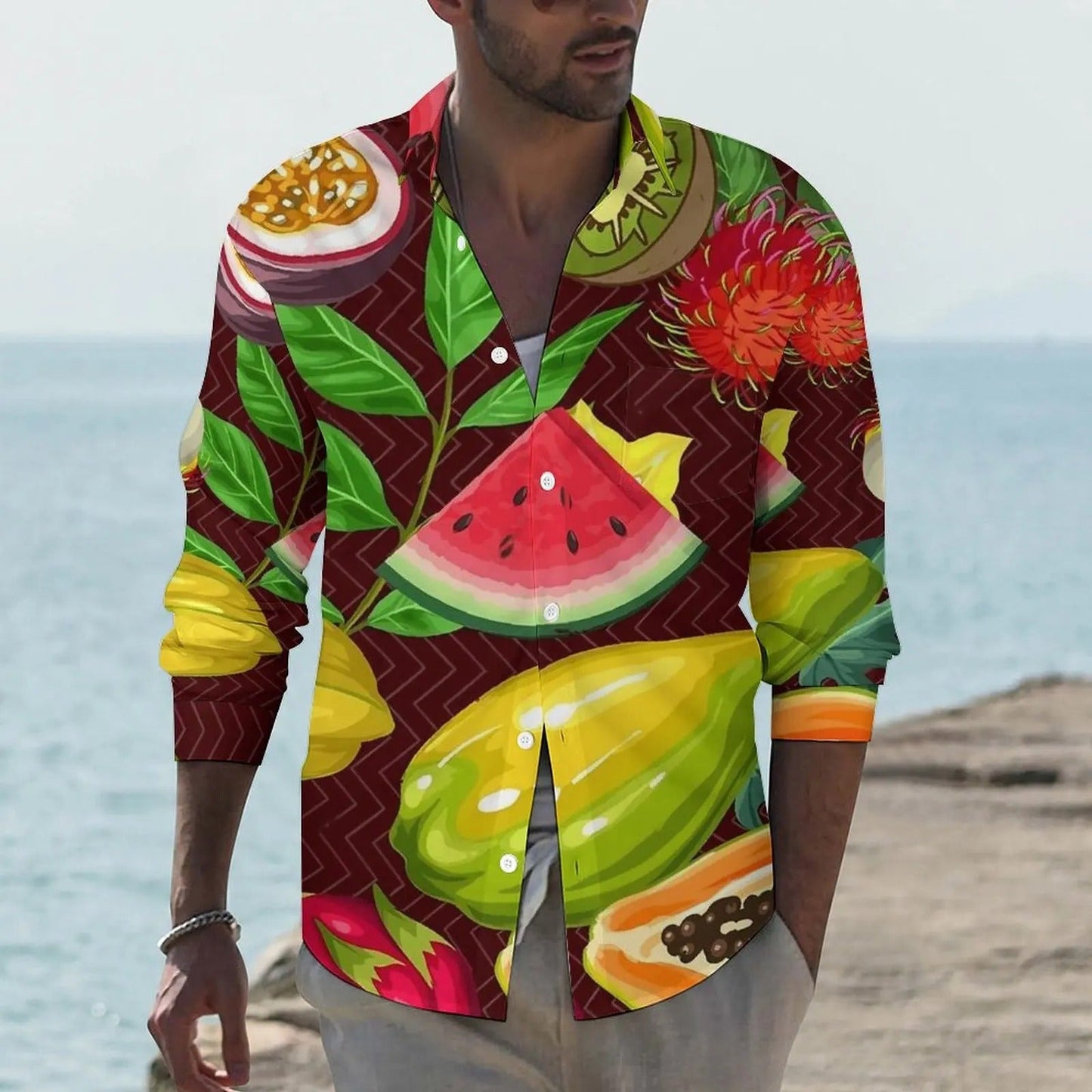 Gerald - Camisa de manga larga para hombre