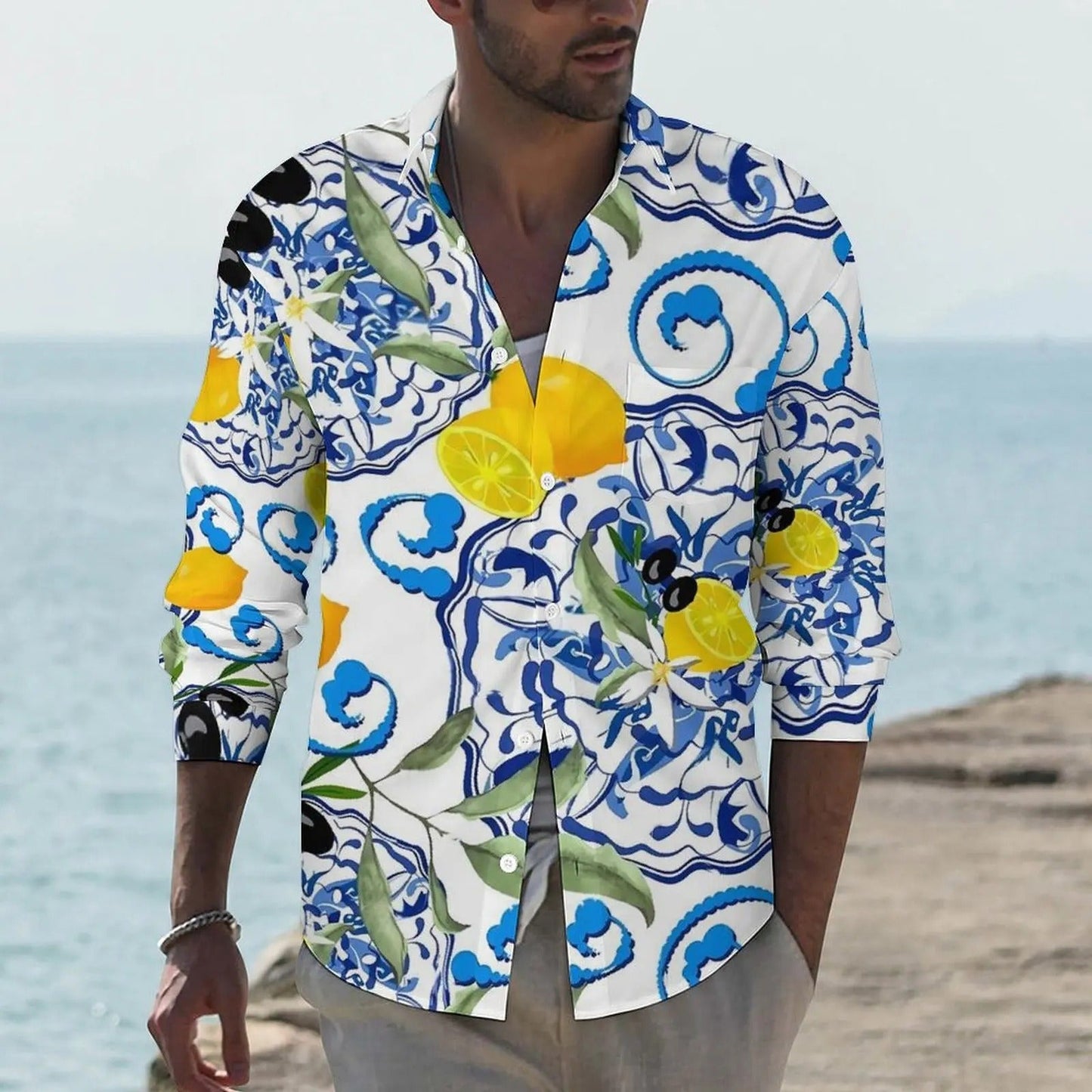 Gerald - Camisa de manga larga para hombre