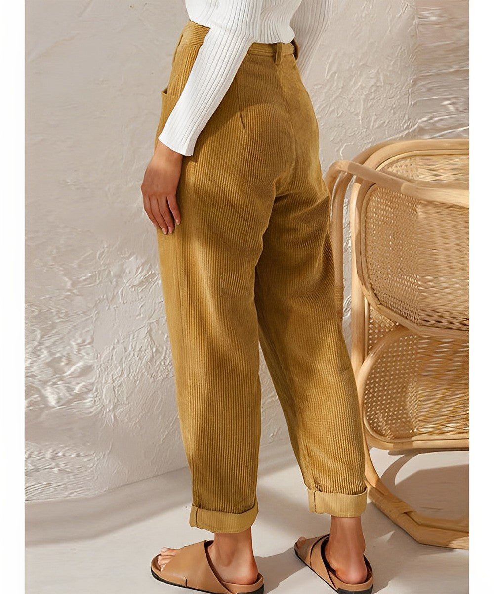 Alberta - Pantalones de pana de moda