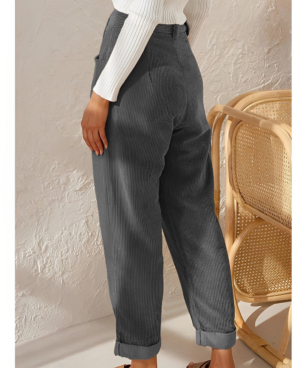 Alberta - Pantalones de pana de moda